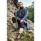 Imagen del producto Túnica vikinga medieval Freki azul grisáceo