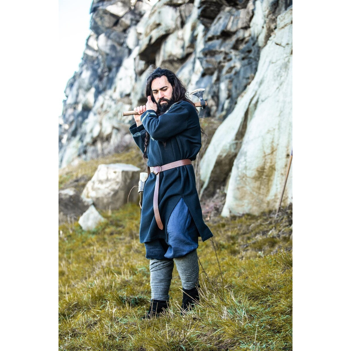 Imagen del producto Túnica vikinga medieval Snorri negra