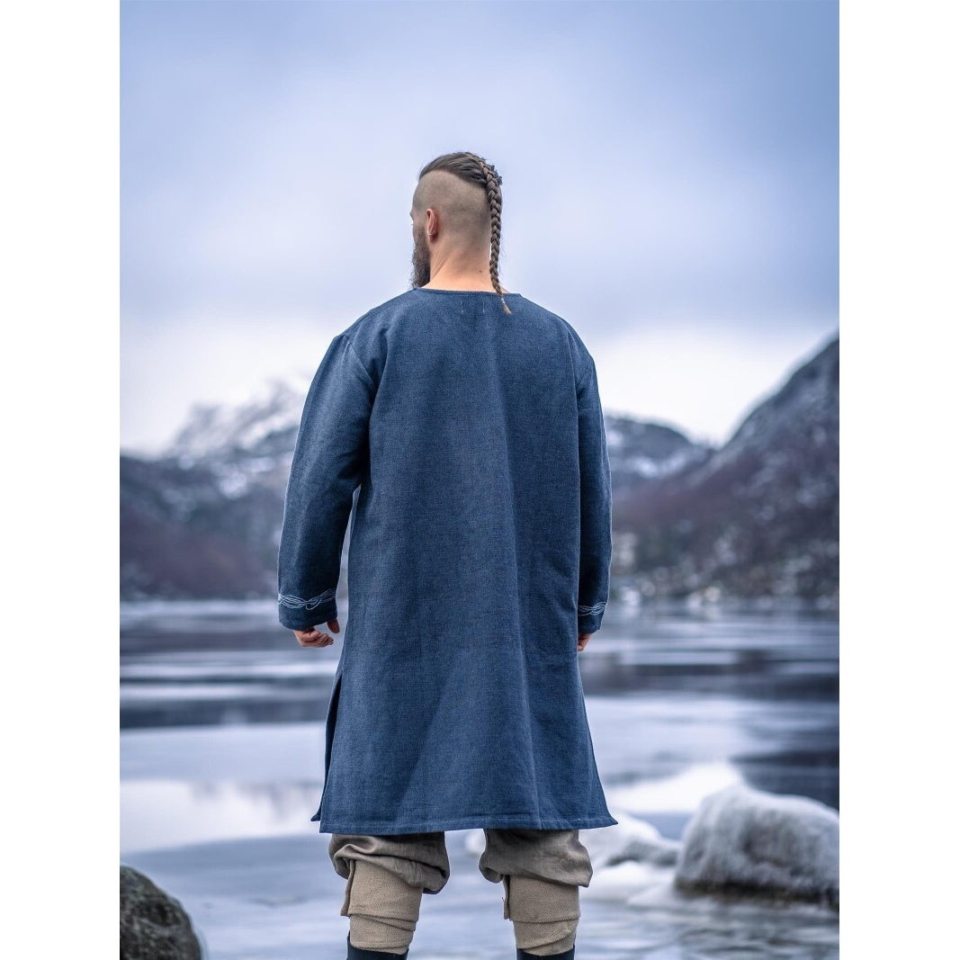Imagen del producto Túnica vikinga medieval Snorri gris azulado