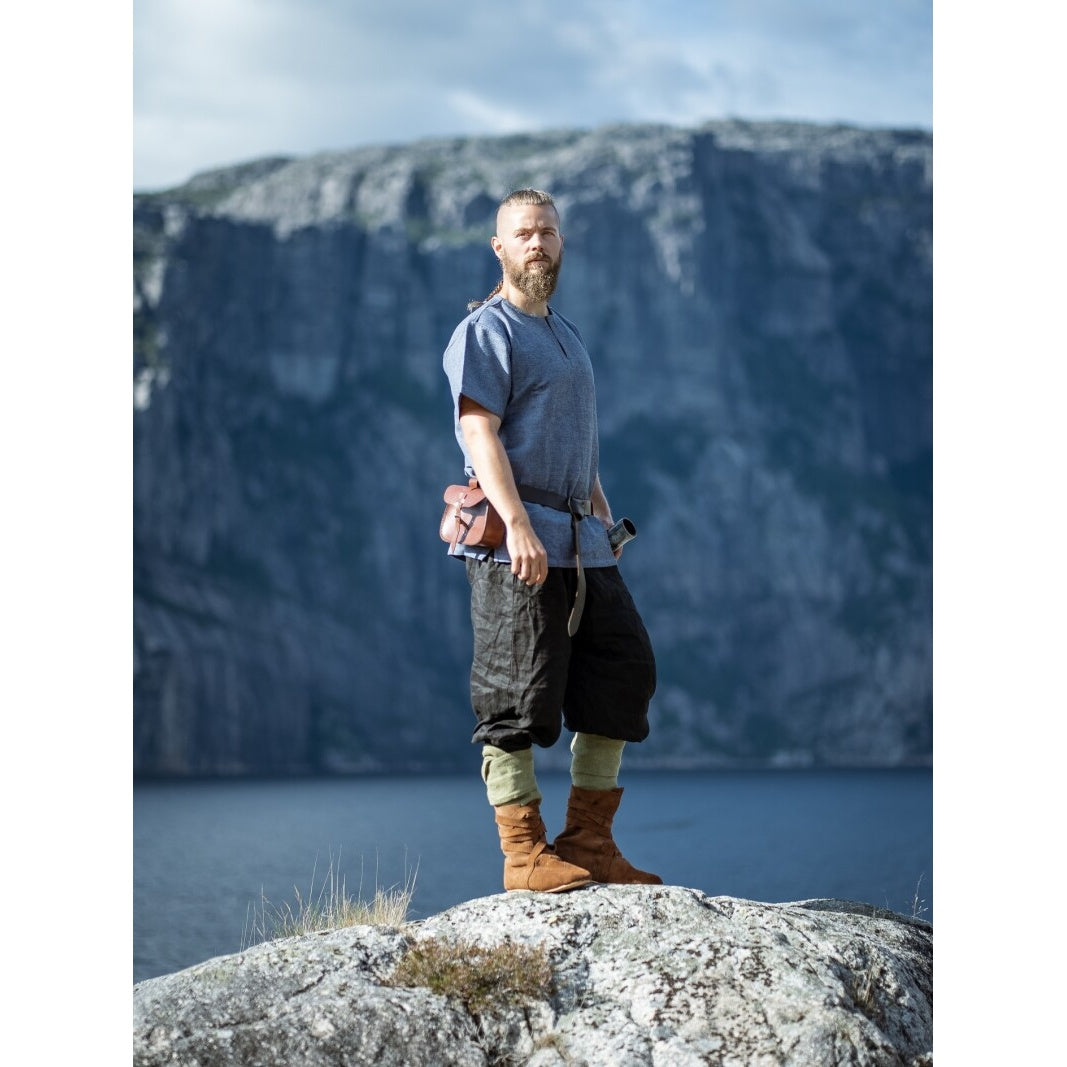 Product image Medieval Viking Tunic Edmund Short Sleeve Blue-Grey