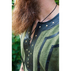 Imagen del producto Túnica vikinga medieval Rollo manga corta verde