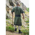 Imagen del producto Túnica vikinga medieval Rollo manga corta verde