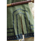 Imagen del producto Túnica vikinga medieval Rollo manga corta verde
