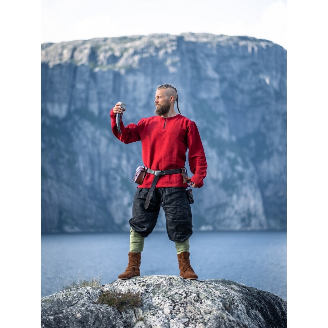 Imagen del producto Túnica vikinga medieval Ivar roja