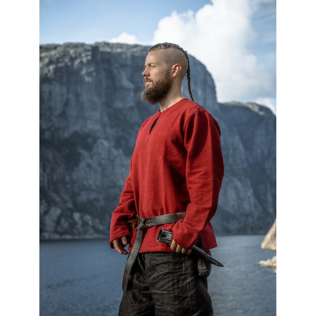 Imagen del producto Túnica vikinga medieval Ivar roja