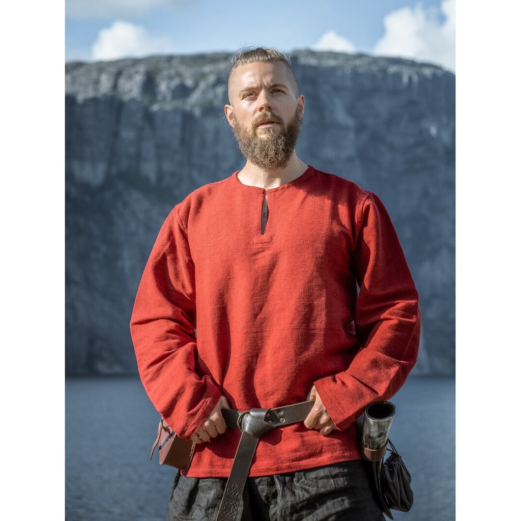Imagen del producto Túnica vikinga medieval Ivar roja