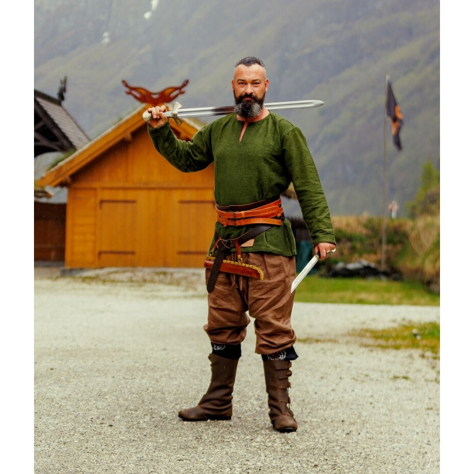Imagen del producto Túnica vikinga medieval Ivar verde