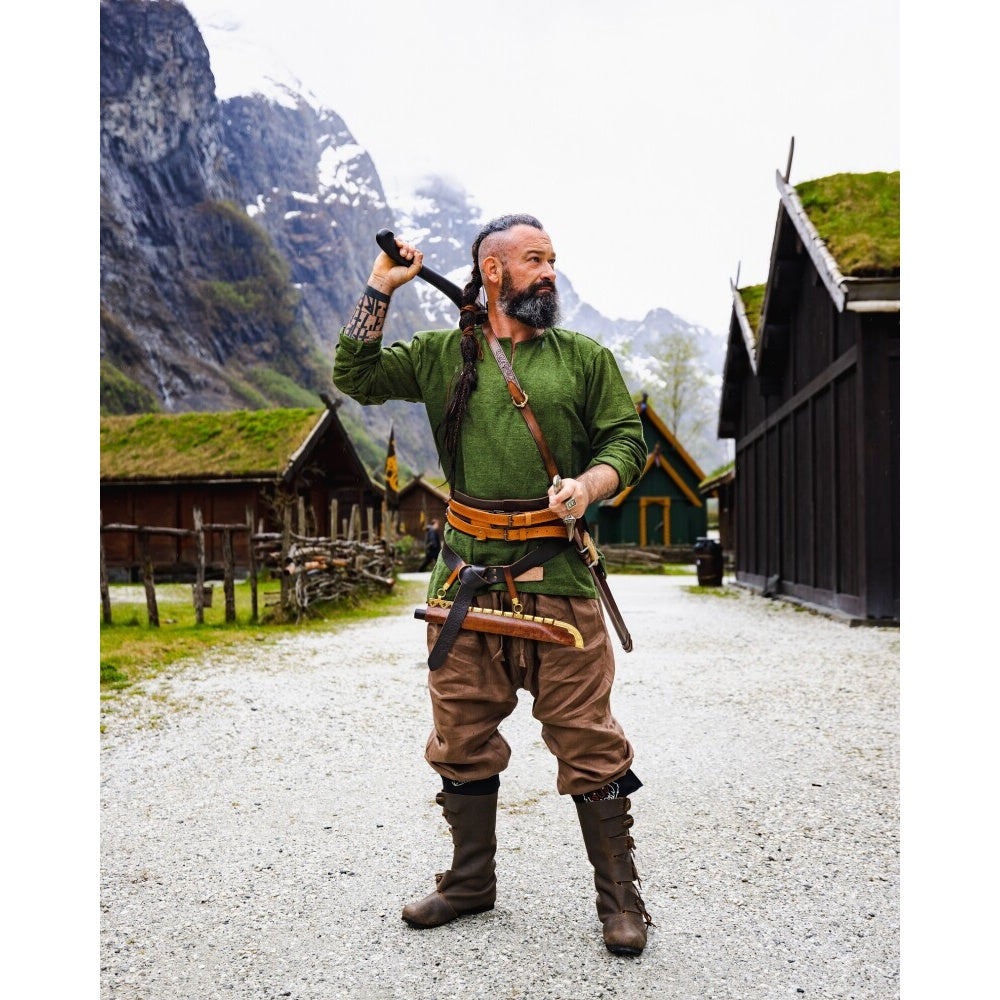 Imagen del producto Túnica vikinga medieval Ivar verde