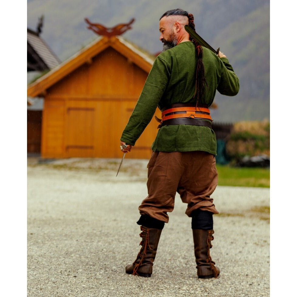 Imagen del producto Túnica vikinga medieval Ivar verde