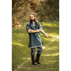 Imagen del producto Túnica medieval de manga corta Njal azul