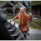 Imagen del producto Túnica medieval de manga corta Olaf rojo ladrillo