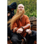 Imagen del producto Túnica medieval de manga corta Olaf rojo ladrillo