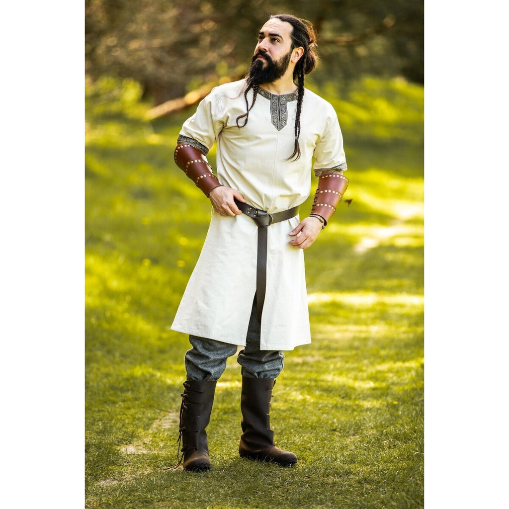 Imagen del producto Túnica medieval Richard de manga corta beige