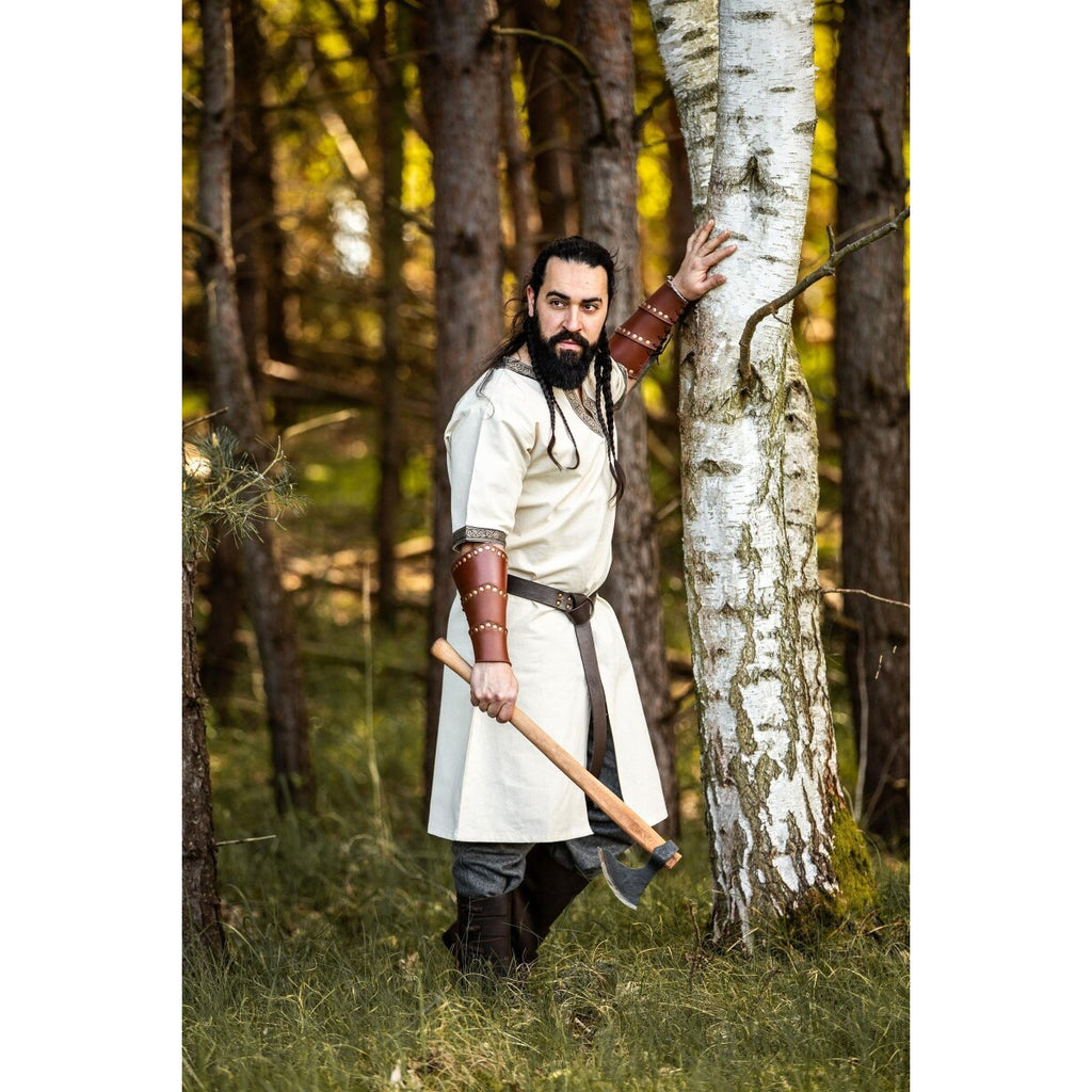 Imagen del producto Túnica medieval Richard de manga corta beige