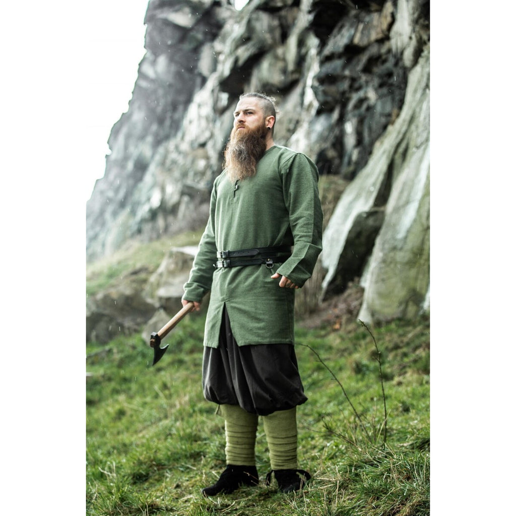 Imagen del producto Túnica vikinga medieval Balduin verde