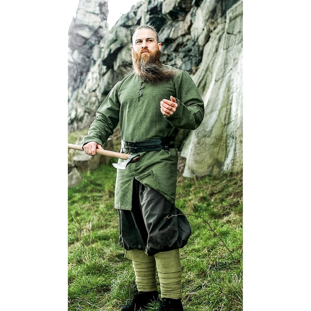 Imagen del producto Túnica vikinga medieval Balduin verde