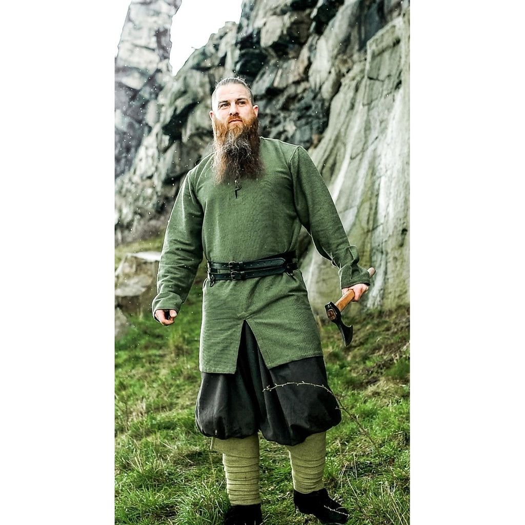 Imagen del producto Túnica vikinga medieval Balduin verde