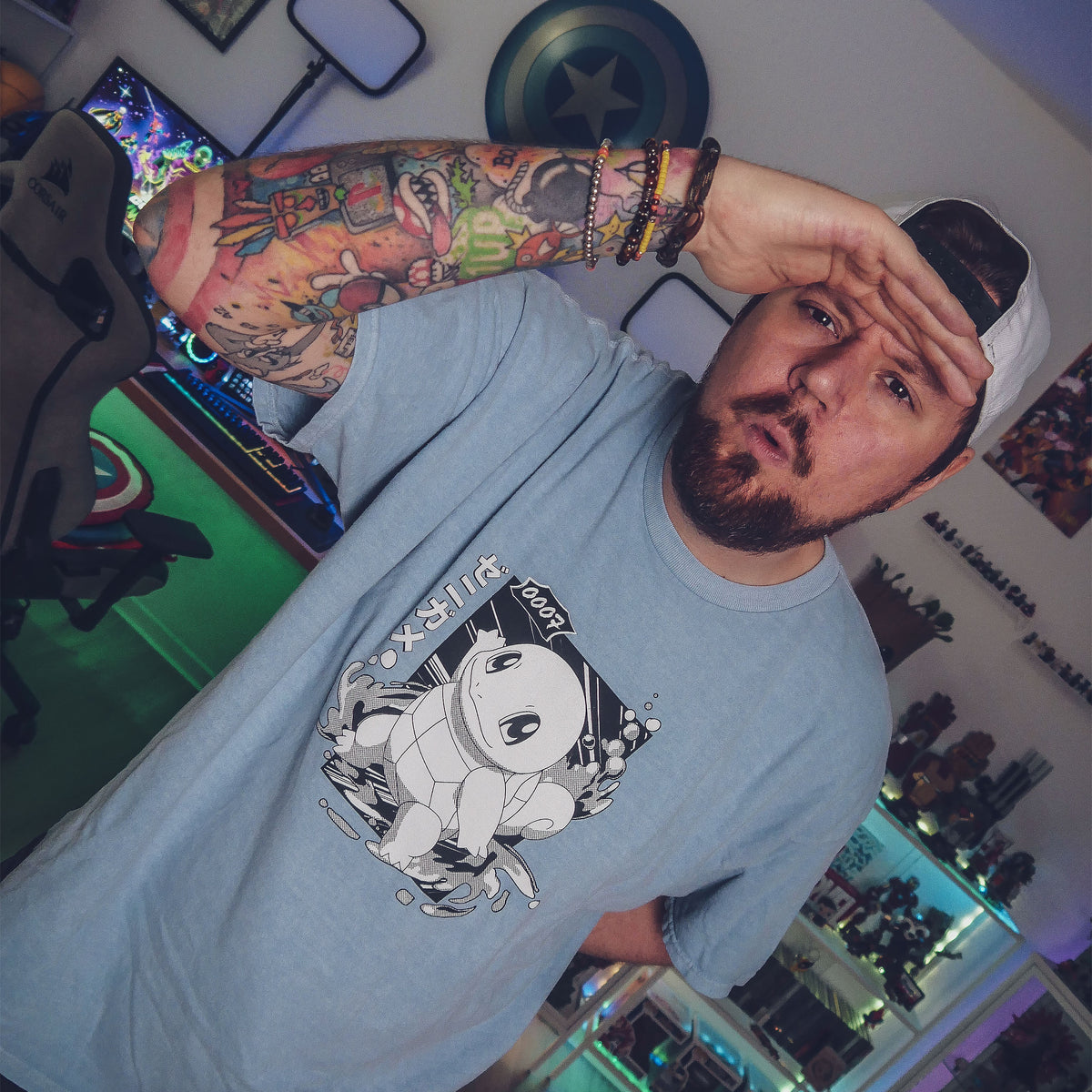Imagen del producto Pokémon - Camiseta vintage Squirtle Katakana