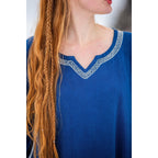 Imagen del producto Vestido medieval vikingo Brigida azul