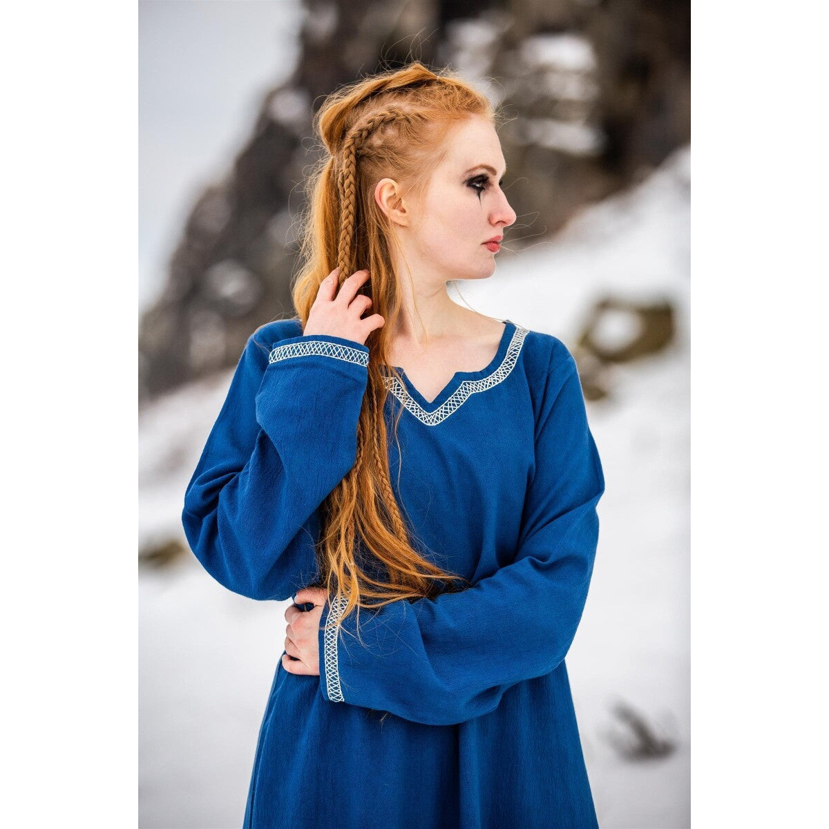 Imagen del producto Vestido medieval vikingo Brigida azul