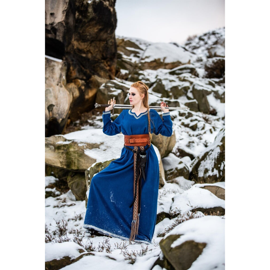 Imagen del producto Vestido medieval vikingo Brigida azul