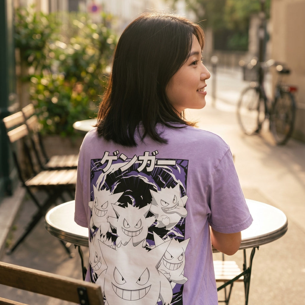 Imagen del producto Pokémon - Camiseta vintage Gengar Katakana