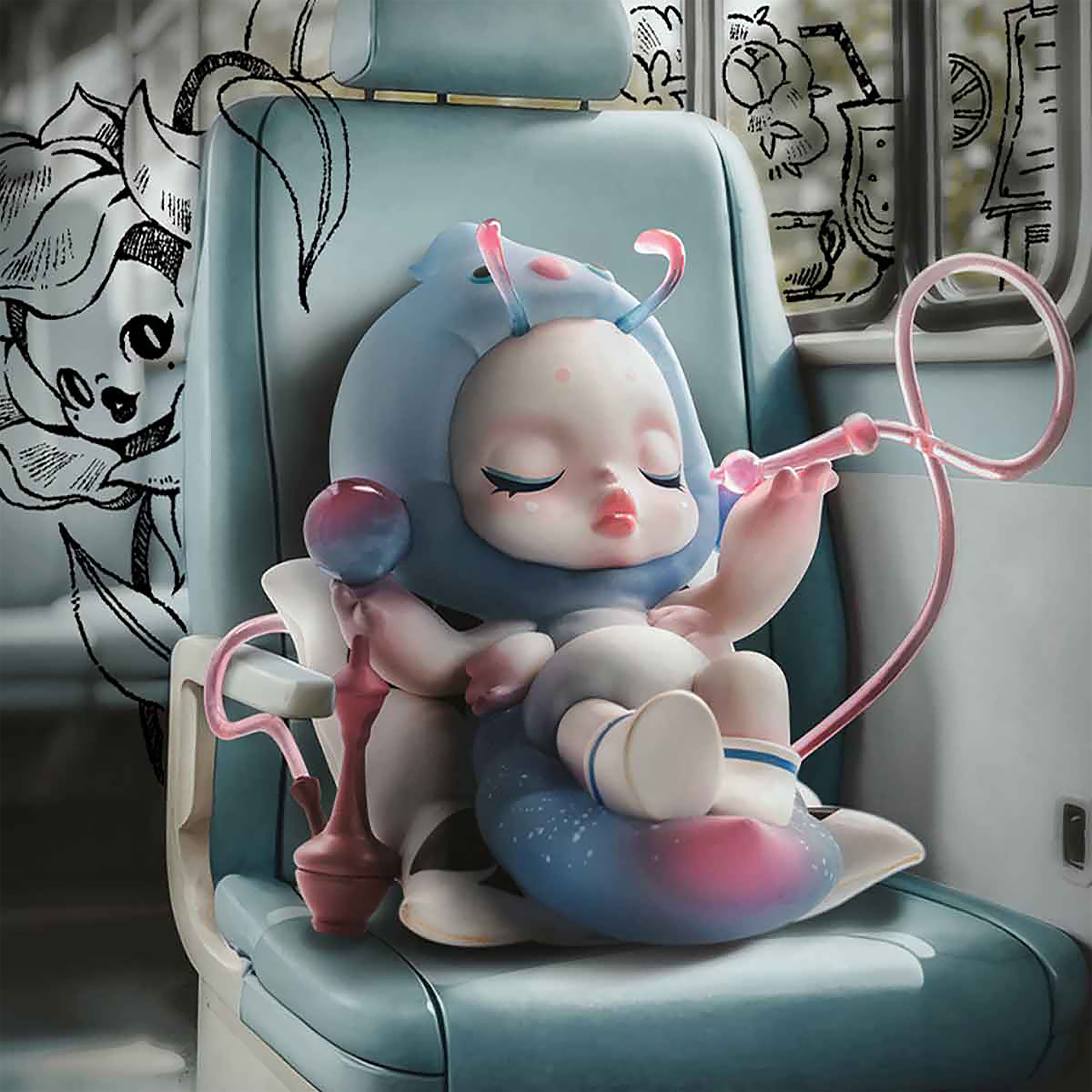 Imagen del producto Skullpanda - Figura Mystery POP MART Everyday Wonderland