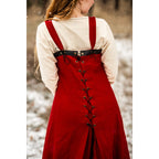 Imagen del producto Sobretúnica vikinga medieval Alena roja