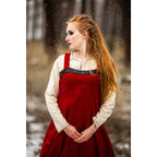 Imagen del producto Sobretúnica vikinga medieval Alena roja