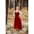 Imagen del producto Sobretúnica vikinga medieval Alena roja
