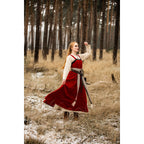 Imagen del producto Sobretúnica vikinga medieval Alena roja