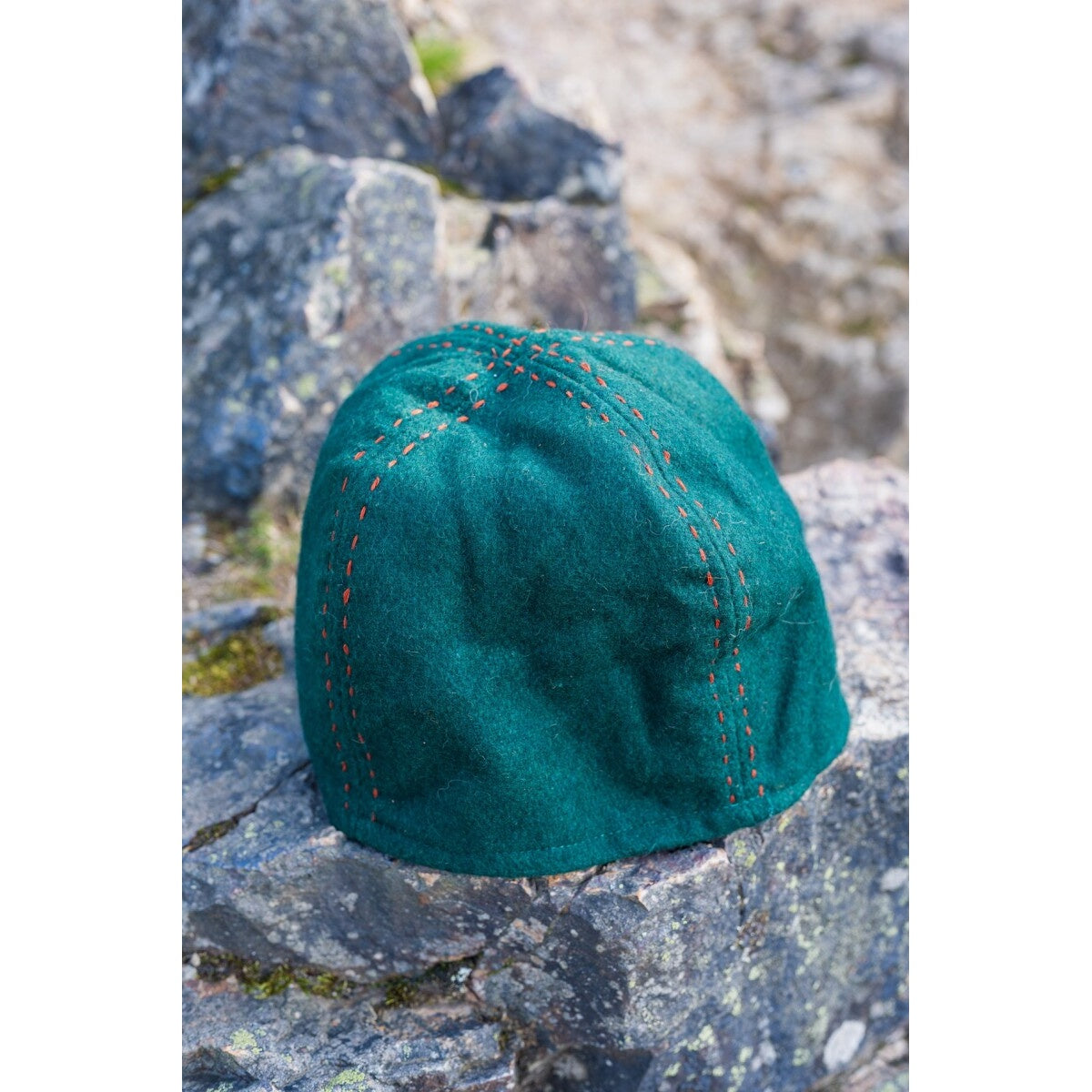 Imagen del producto Gorro vikingo medieval de lana Sjard verde