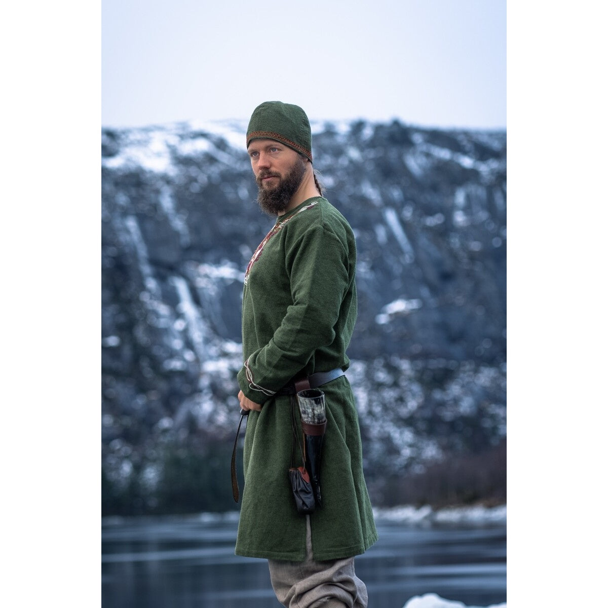Imagen del producto Gorro vikingo medieval Anders verde