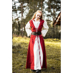 Imagen del producto Vestido medieval Genefe rojo-beige