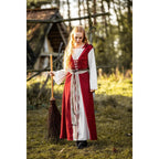 Imagen del producto Vestido medieval Genefe rojo-beige