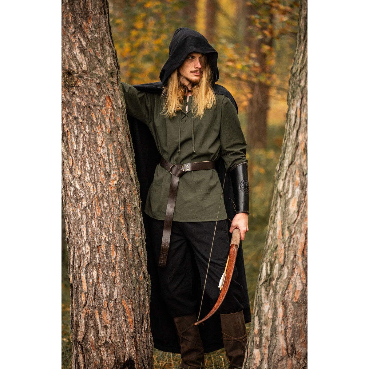 Imagen del producto Capa medieval Johannes negra