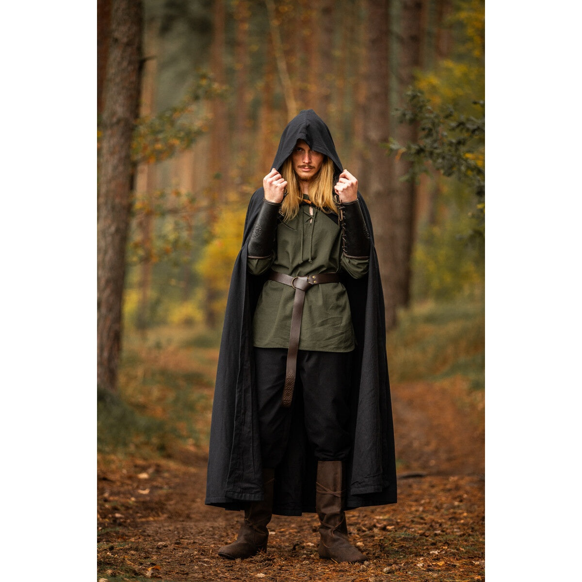 Imagen del producto Capa medieval Johannes negra