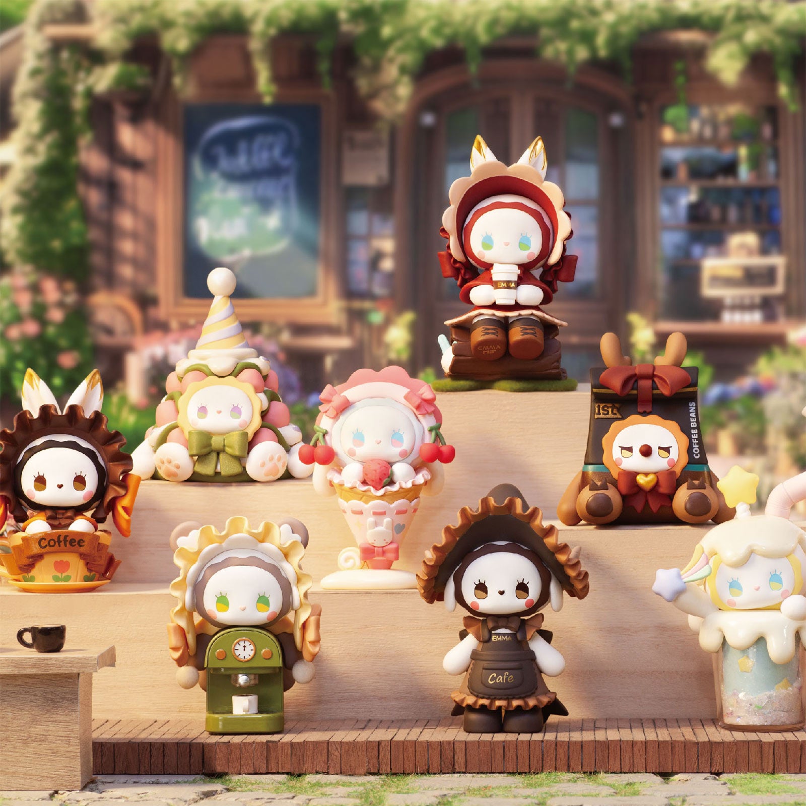 Imagen del producto Emma Secret Forest - Expositor figuras Mystery Coffee Shop E1094534