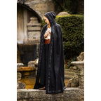 Imagen del producto Capa medieval con bordado Erna negra