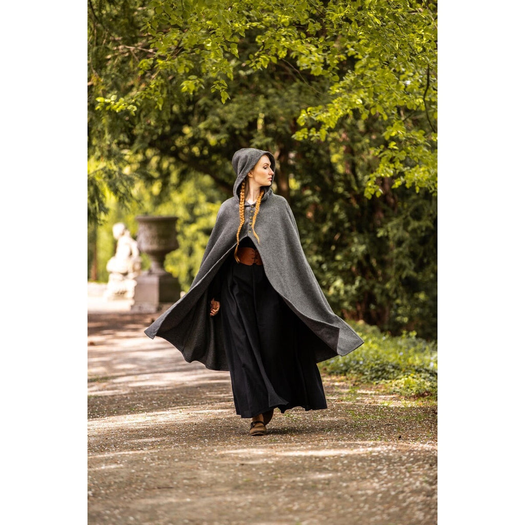 Imagen del producto Capa medieval para mujer Heidi gris