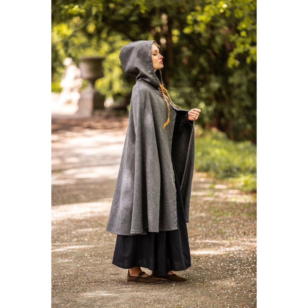 Imagen del producto Capa medieval para mujer Heidi gris