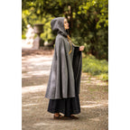 Imagen del producto Capa medieval para mujer Heidi gris