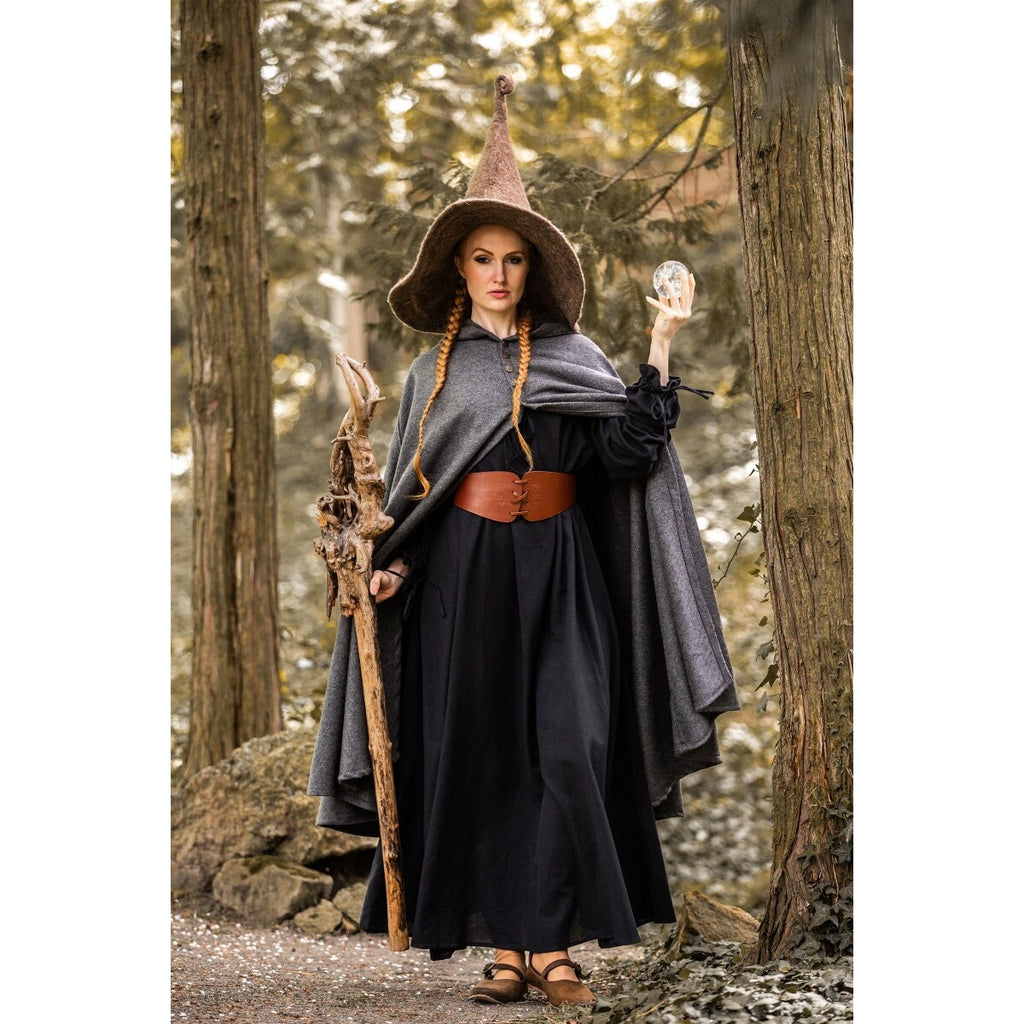 Imagen del producto Capa medieval para mujer Heidi gris