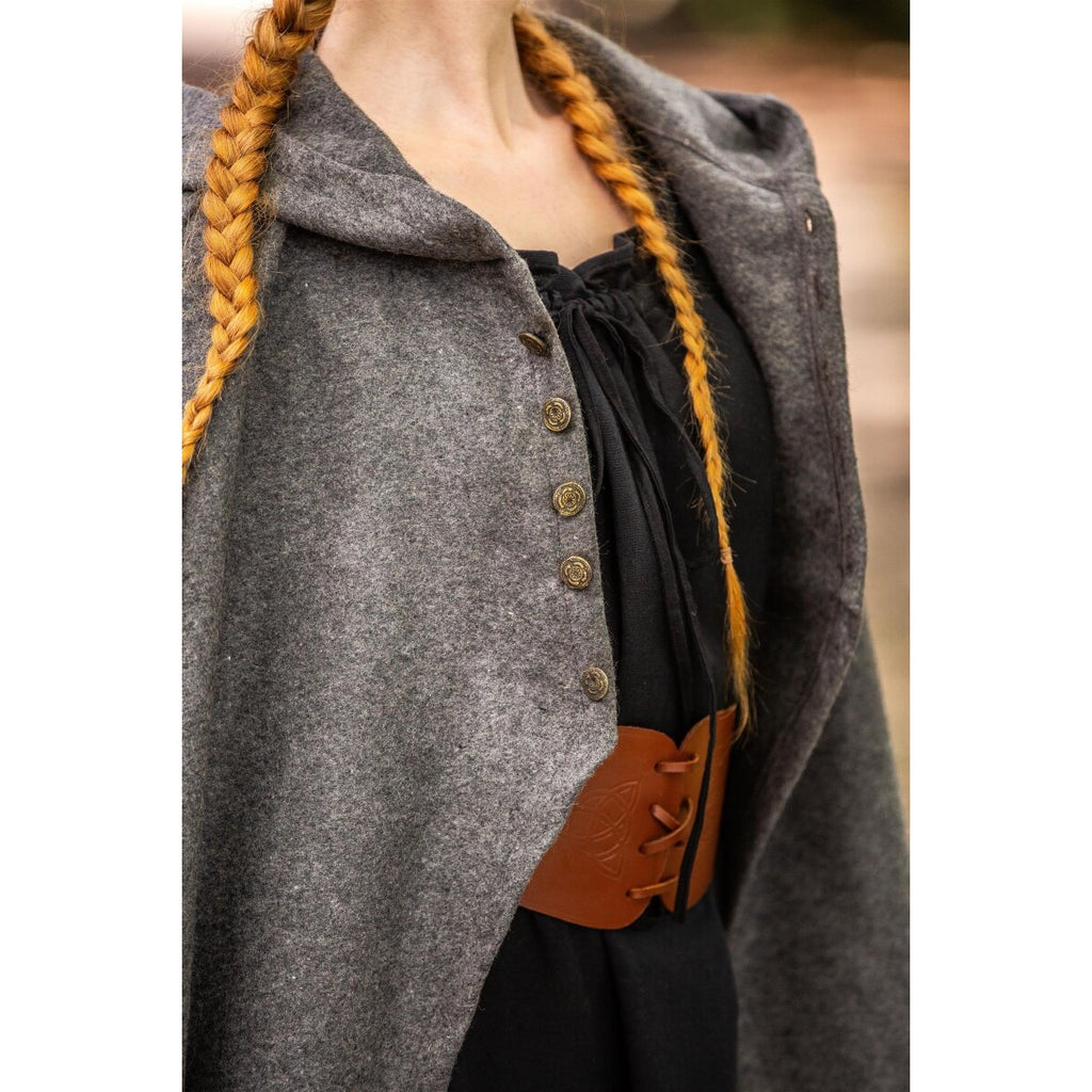 Imagen del producto Capa medieval para mujer Heidi gris