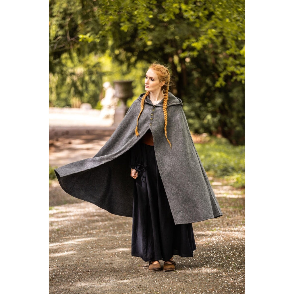 Imagen del producto Capa medieval para mujer Heidi gris