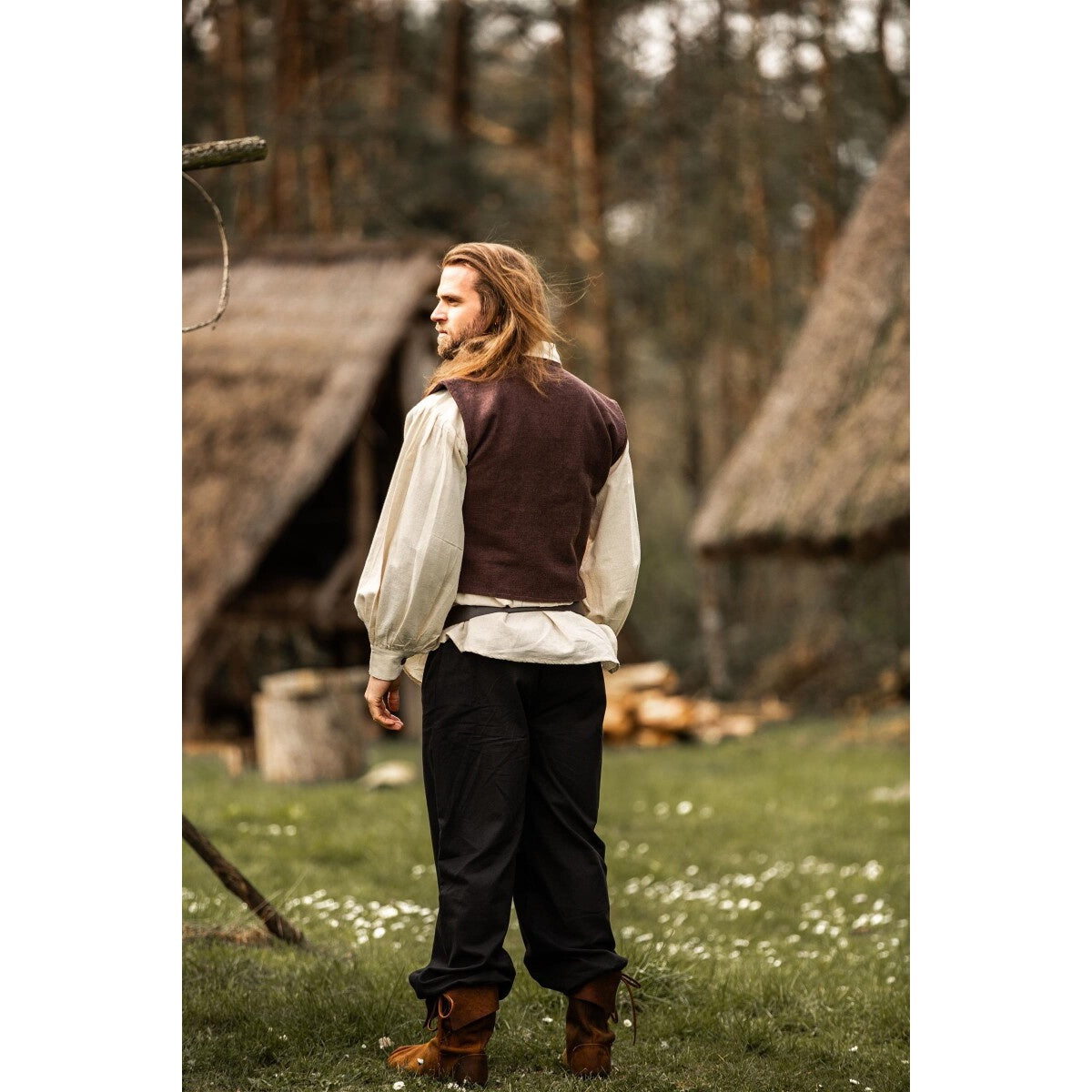 Imagen del producto Chaleco medieval Irvin marrón