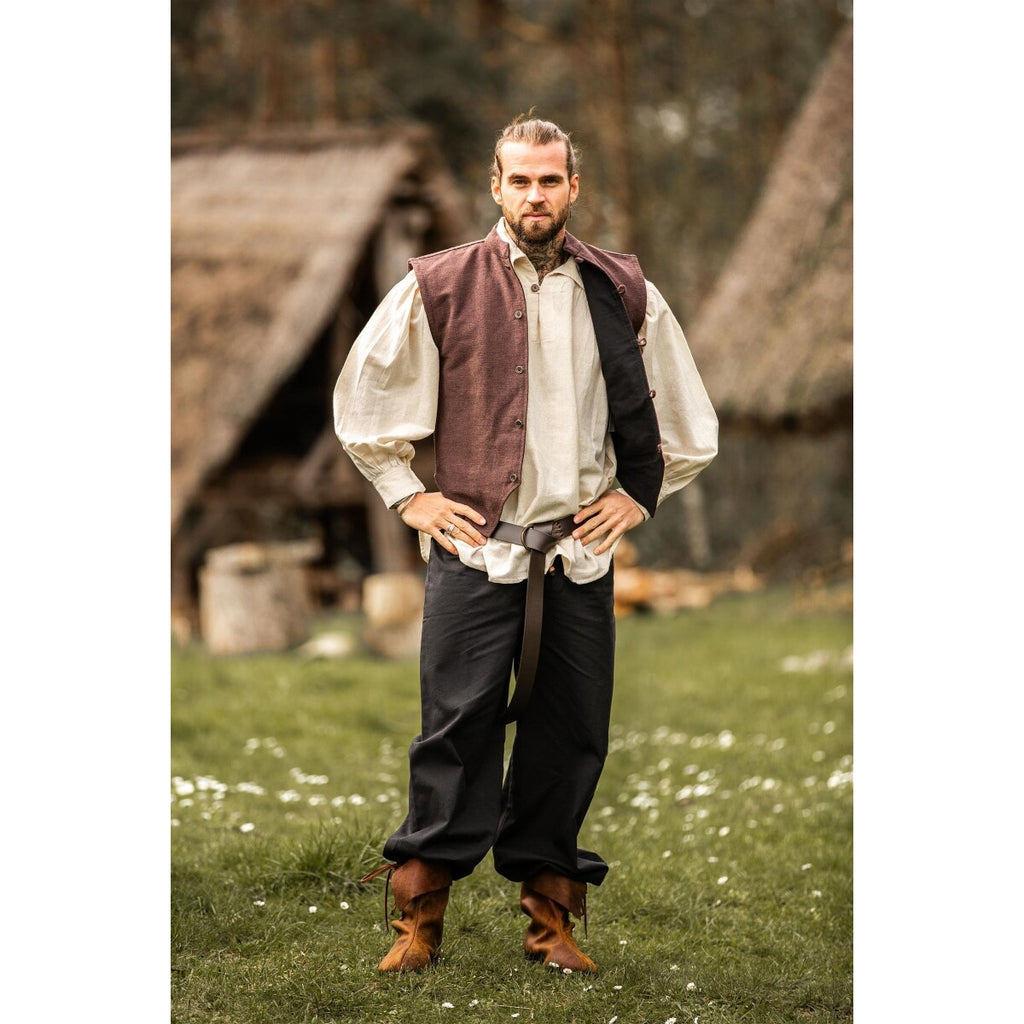 Imagen del producto Chaleco medieval Irvin marrón