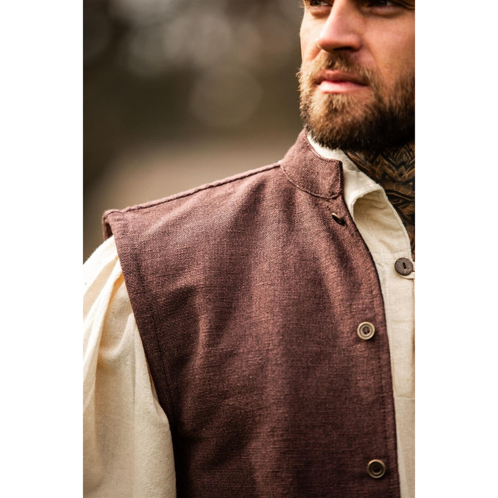 Imagen del producto Chaleco medieval Irvin marrón