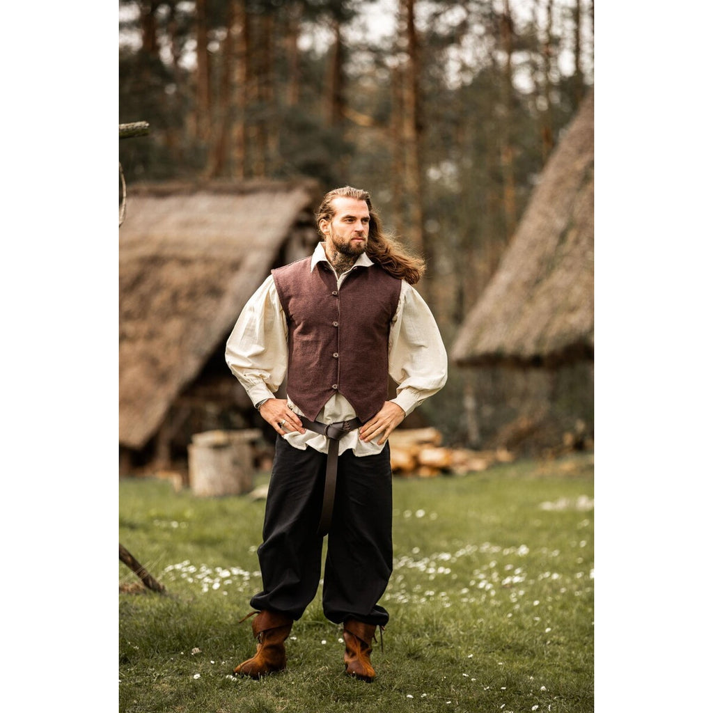 Imagen del producto Chaleco medieval Irvin marrón