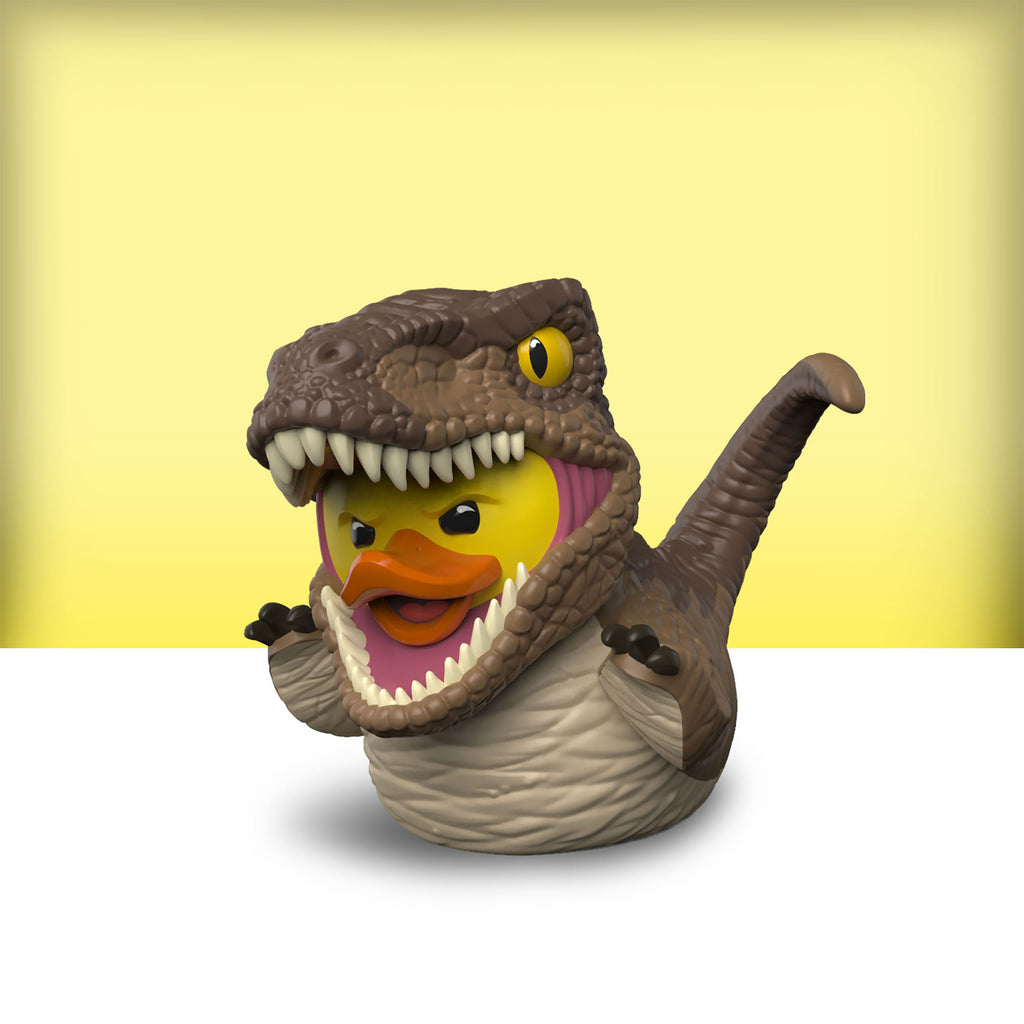 Imagen del producto Jurassic Park - Pato decorativo Velociraptor Mini TUBBZ